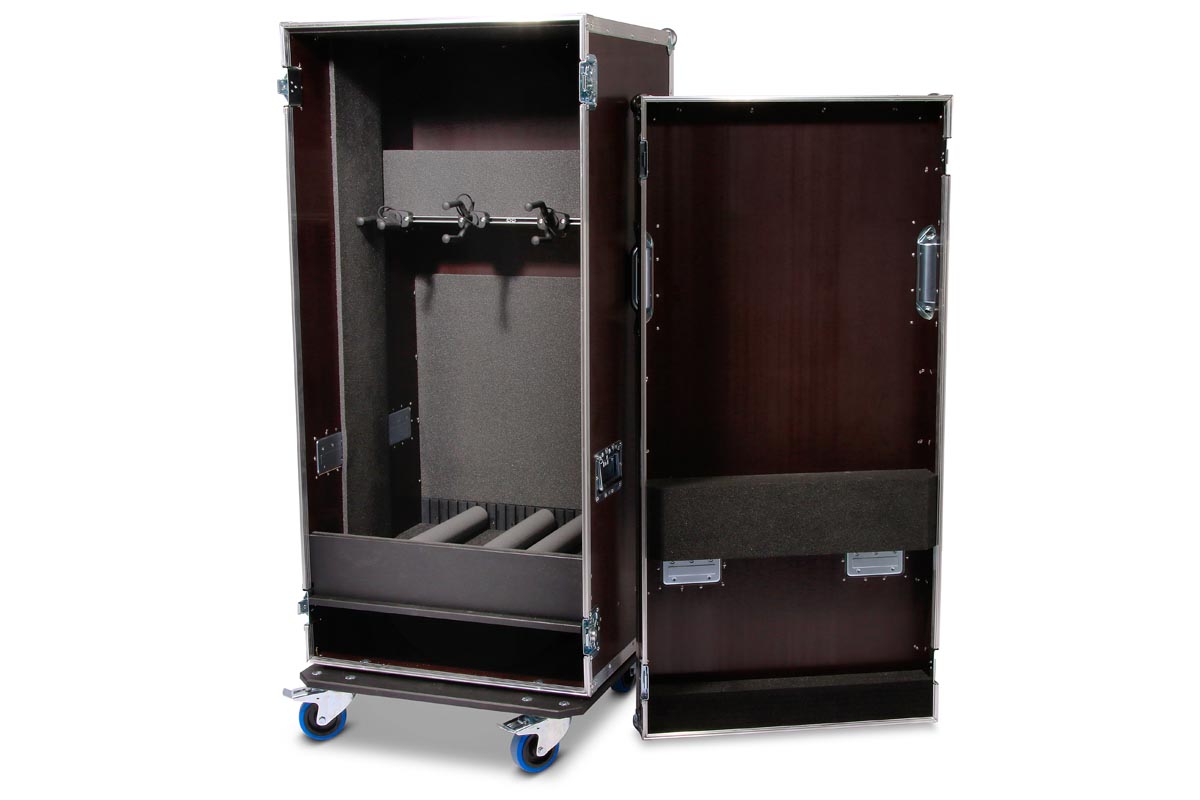 Gitarrenständer Guitar Tour Case für 4 Gitarren + Wanne