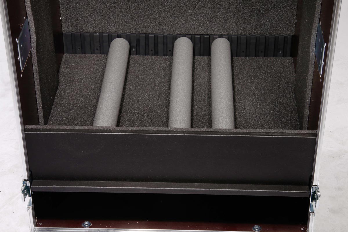 Gitarrenständer Guitar Tour Case für 4 Gitarren + Wanne