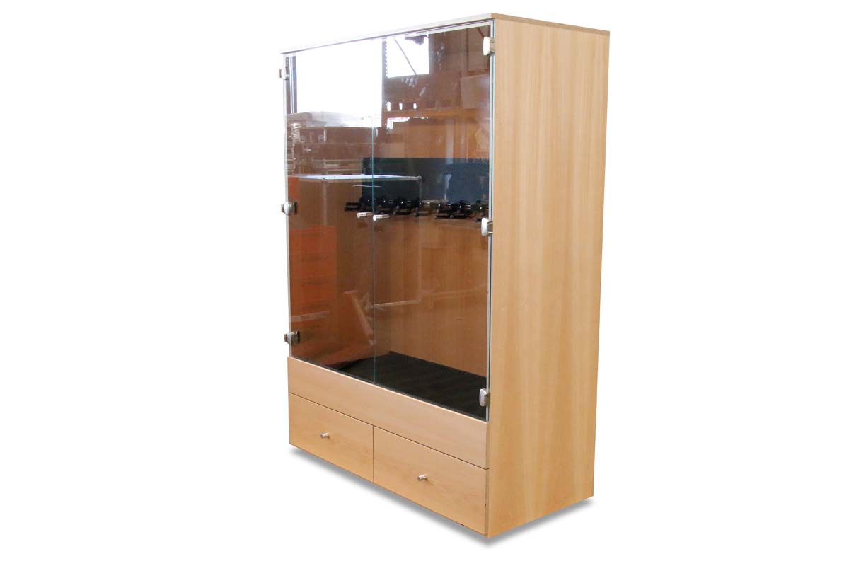 Studiomöbel Gitarrenschrank mit Schubladen BU 10in1