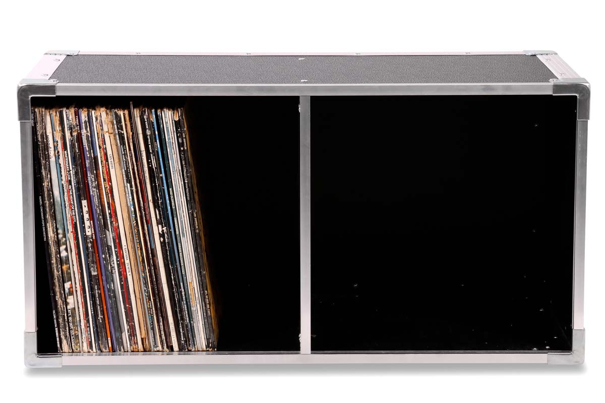 Studio LP-Recordbox 2 Fächer für 220 LP’s BK