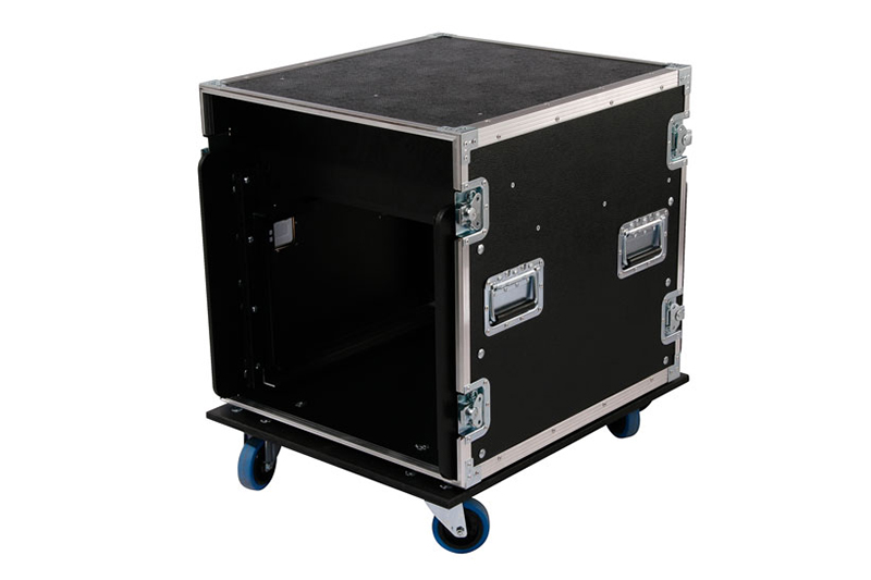 9HE Profi Shockmount IT Rack auf Rollen + Kasten – Bild 6