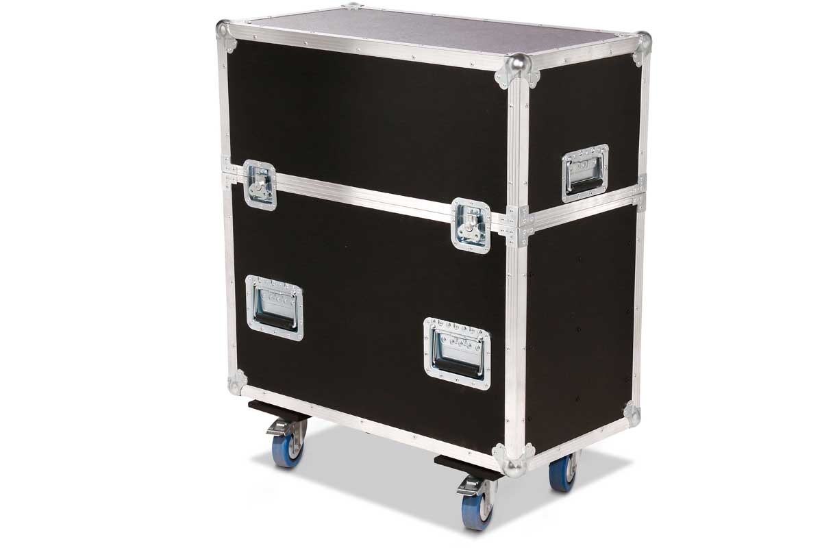 Truhe Profi für Bodenplatte BP-40 80x80 4in1 auf Rollen