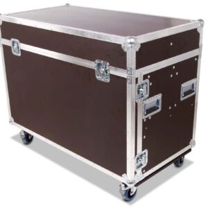 Winkelcase mobiler Arbeitsplatz mit Tischplatte + 19'' 120cm