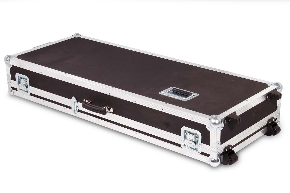 Keyboard Case spezial 76 PVC Yamaha Genos mit Eckrollen