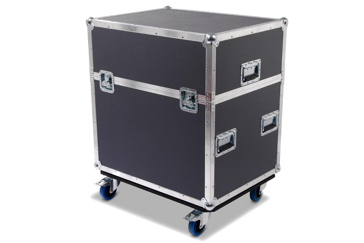 Truhencase für 10 Glasplatten rund 700x700x10 +RG