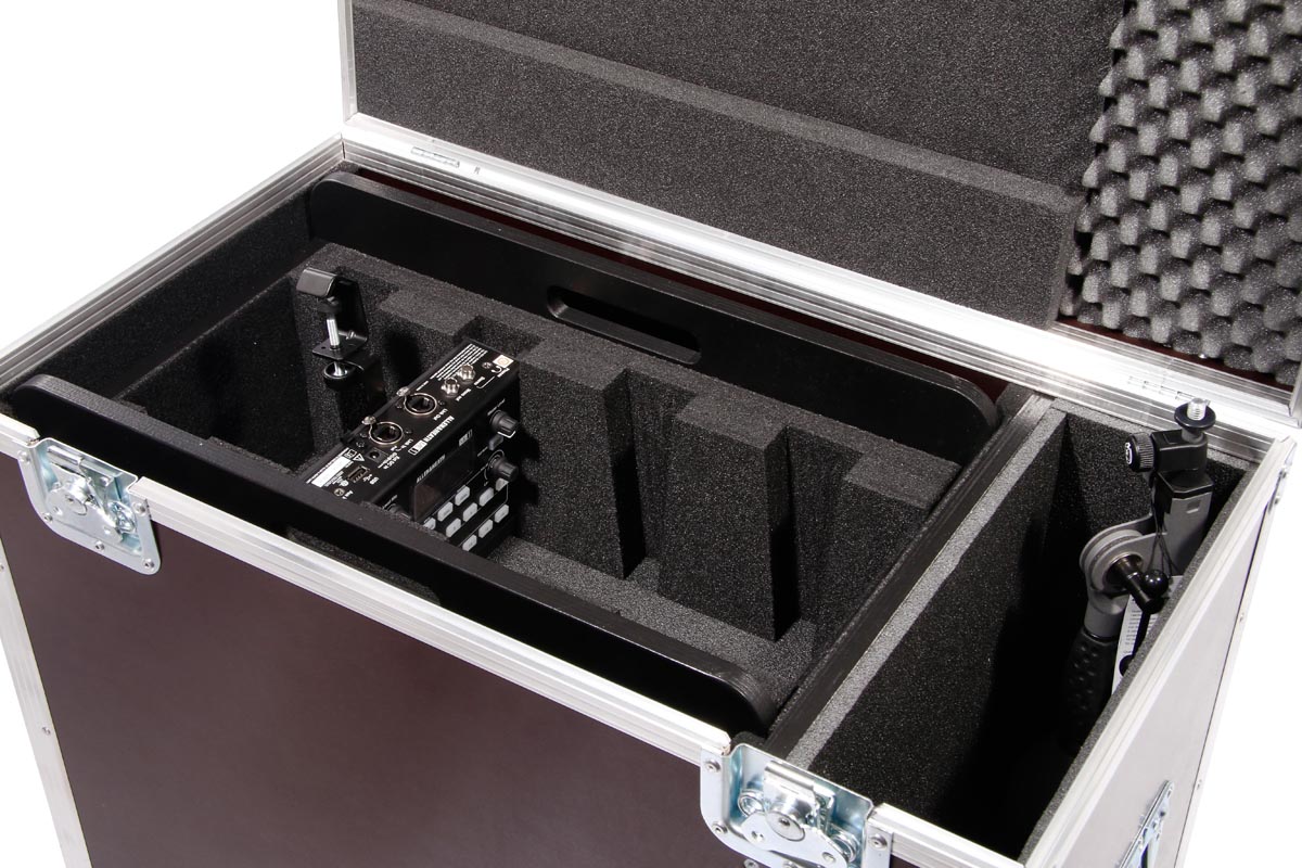 Truhe für 8 x A&H ME-1 + 4 x K&M Stative 25900 Wanne RG – Bild 10