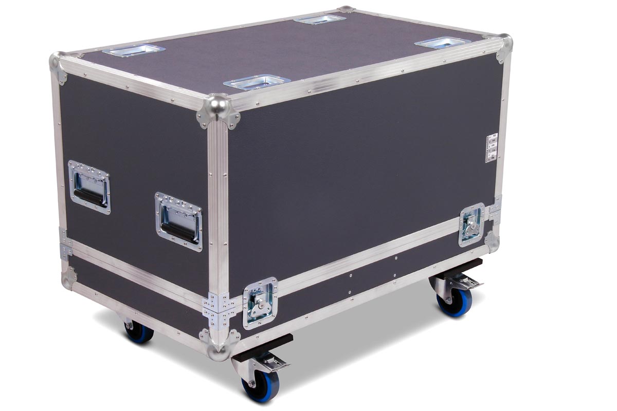 Profi Haubencase L-Acoustics X12 Kamin 2in1 RG + Radmulden – Bild 4