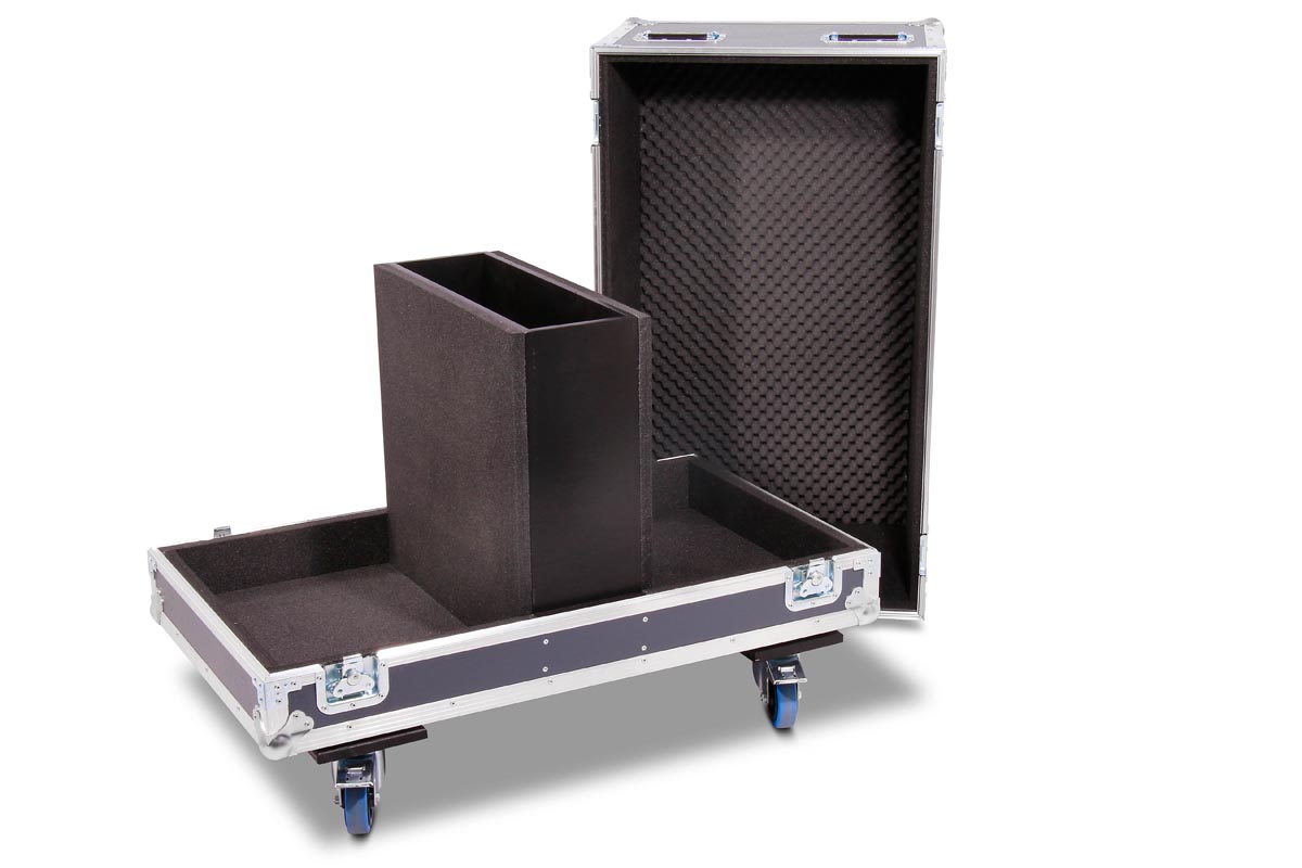 Profi Haubencase L-Acoustics X12 Kamin 2in1 RG + Radmulden – Bild 5