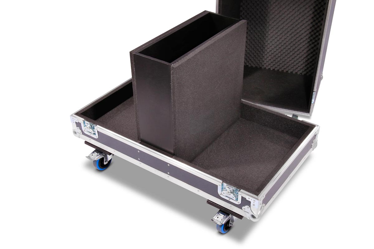 Profi Haubencase L-Acoustics X12 Kamin 2in1 RG + Radmulden – Bild 6