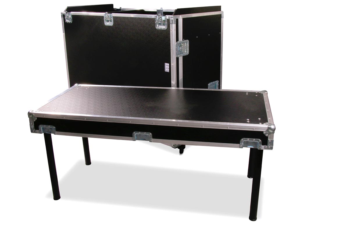 Heavy Winkelcase 3x 20 HE mit Tisch u. Ablage RG bk – Bild 6