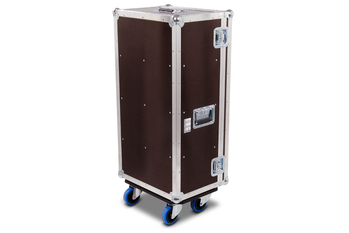 Single Door Live Case mit 4 Holzkästen RG