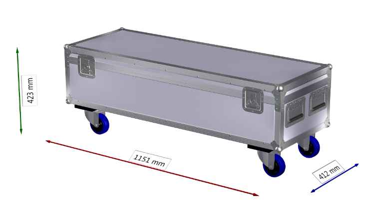 Truhencase für 2in1 ROBE ROBIN CYC FX8 FA RG