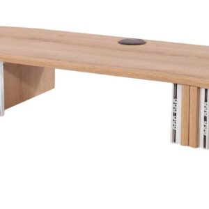 Studio Extension Desk 3U oak curved