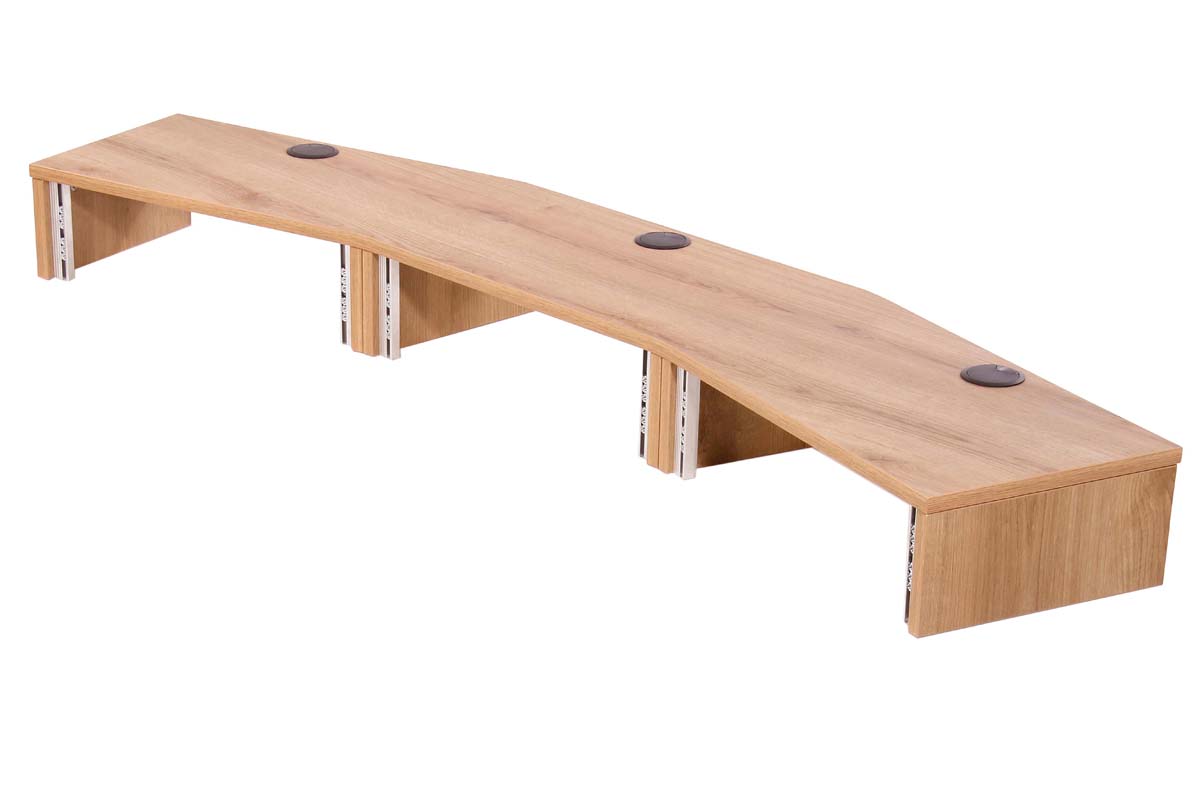 Studio Extension Desk 3U oak curved – Bild 2