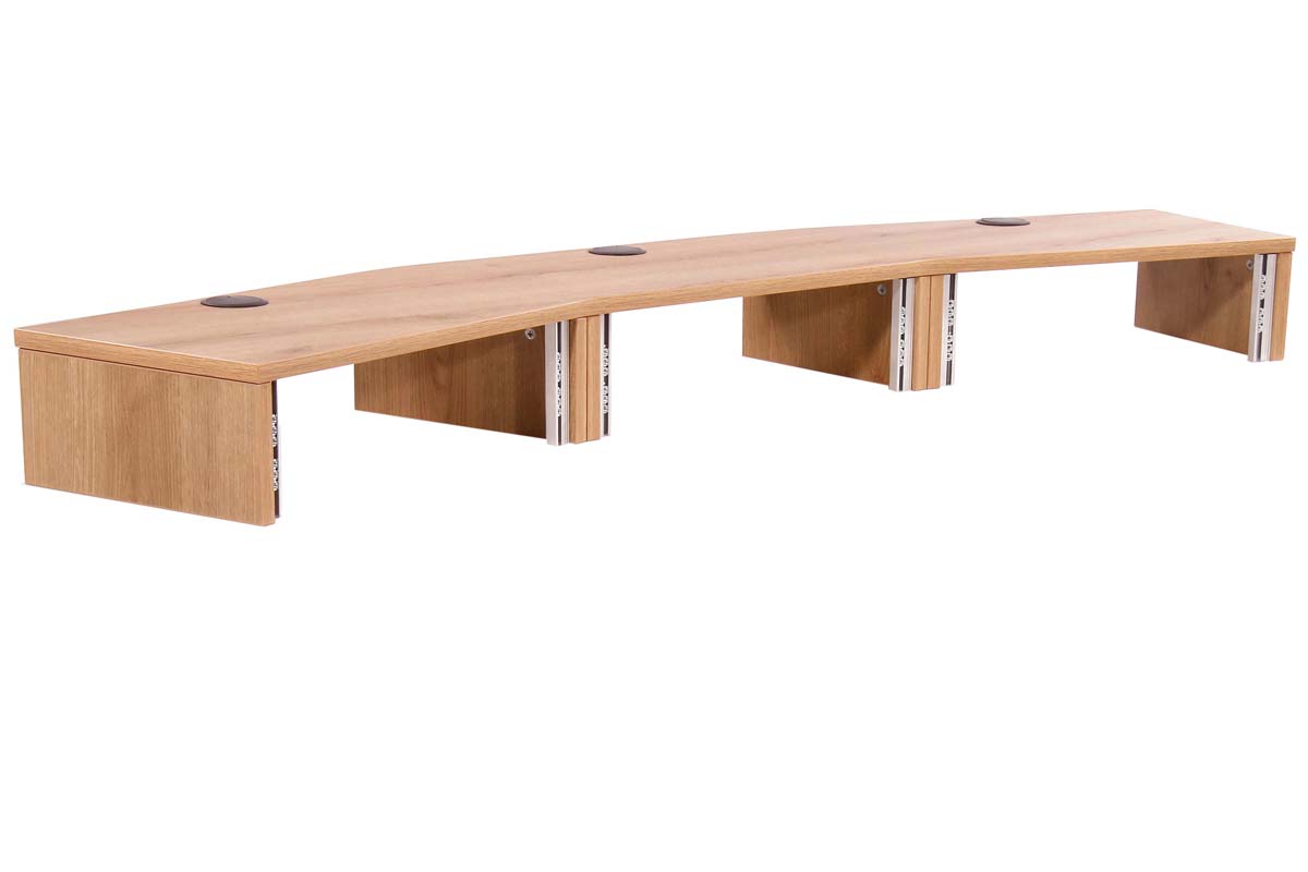 Studio Extension Desk 3U oak curved – Bild 3