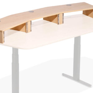 Studio Extension Desk 3U maple curved