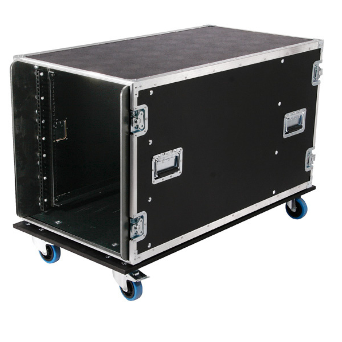 Maßgeschneidertes Rack Case von L.T. Cases für Audio-, IT- und Veranstaltungstechnik