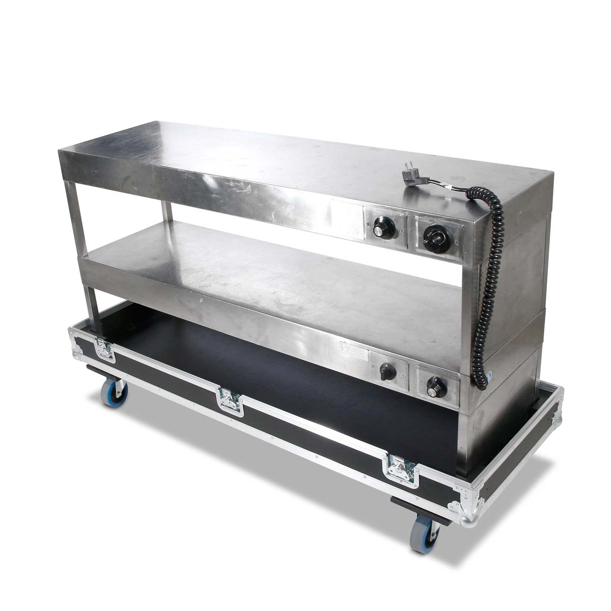 Haubencase für Warmhaltebrücke 1390x405x705mm BxTxH – Bild 4
