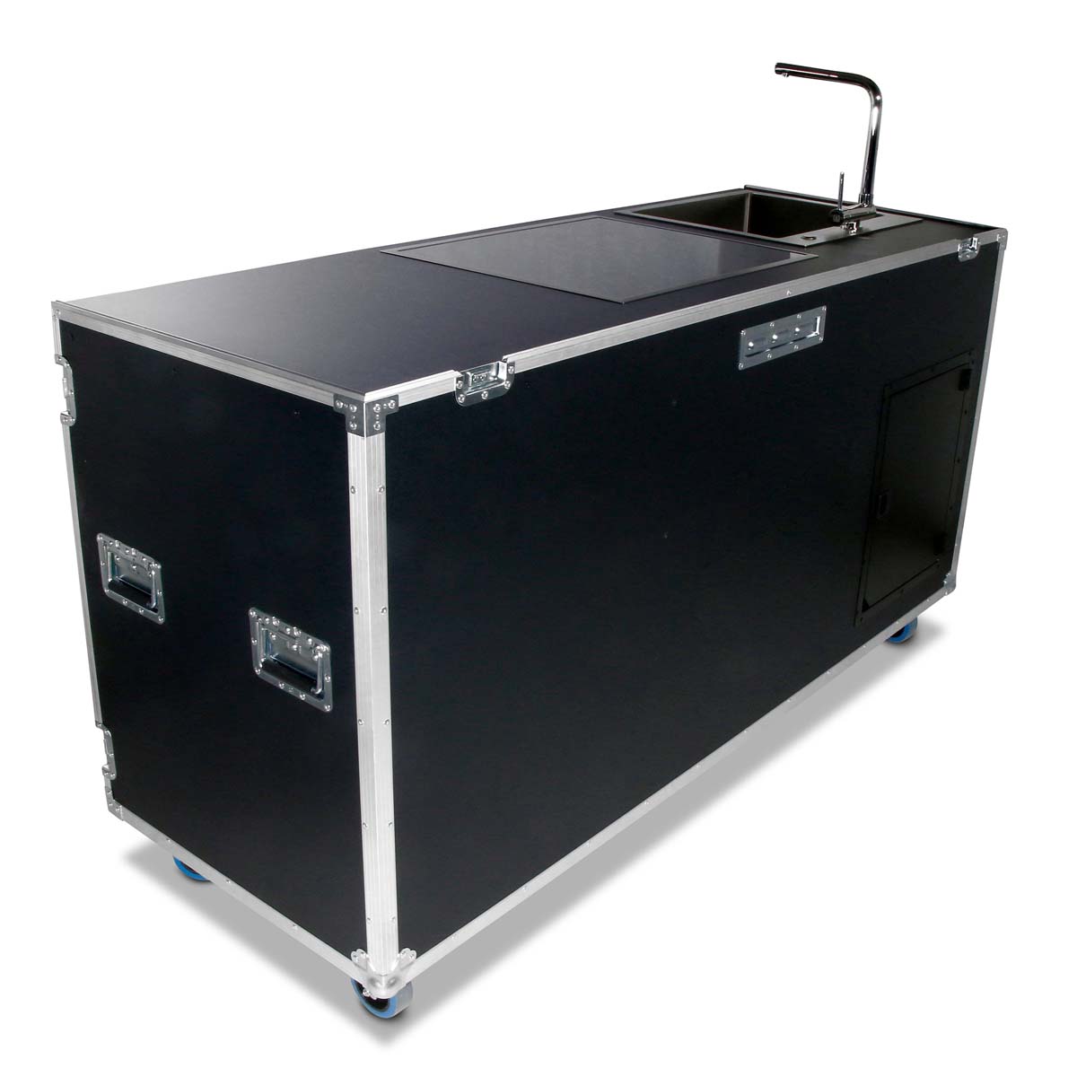 Catering Kitchen Case mit Kochfeld + Spülbecken – Bild 14