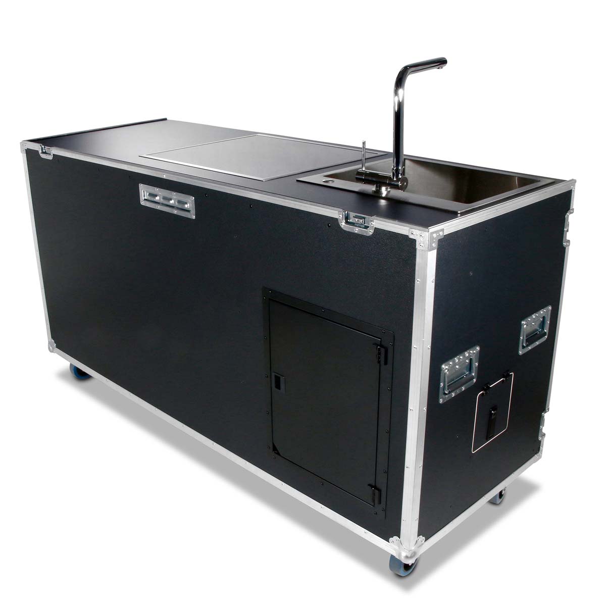Catering Kitchen Case mit Kochfeld + Spülbecken – Bild 13
