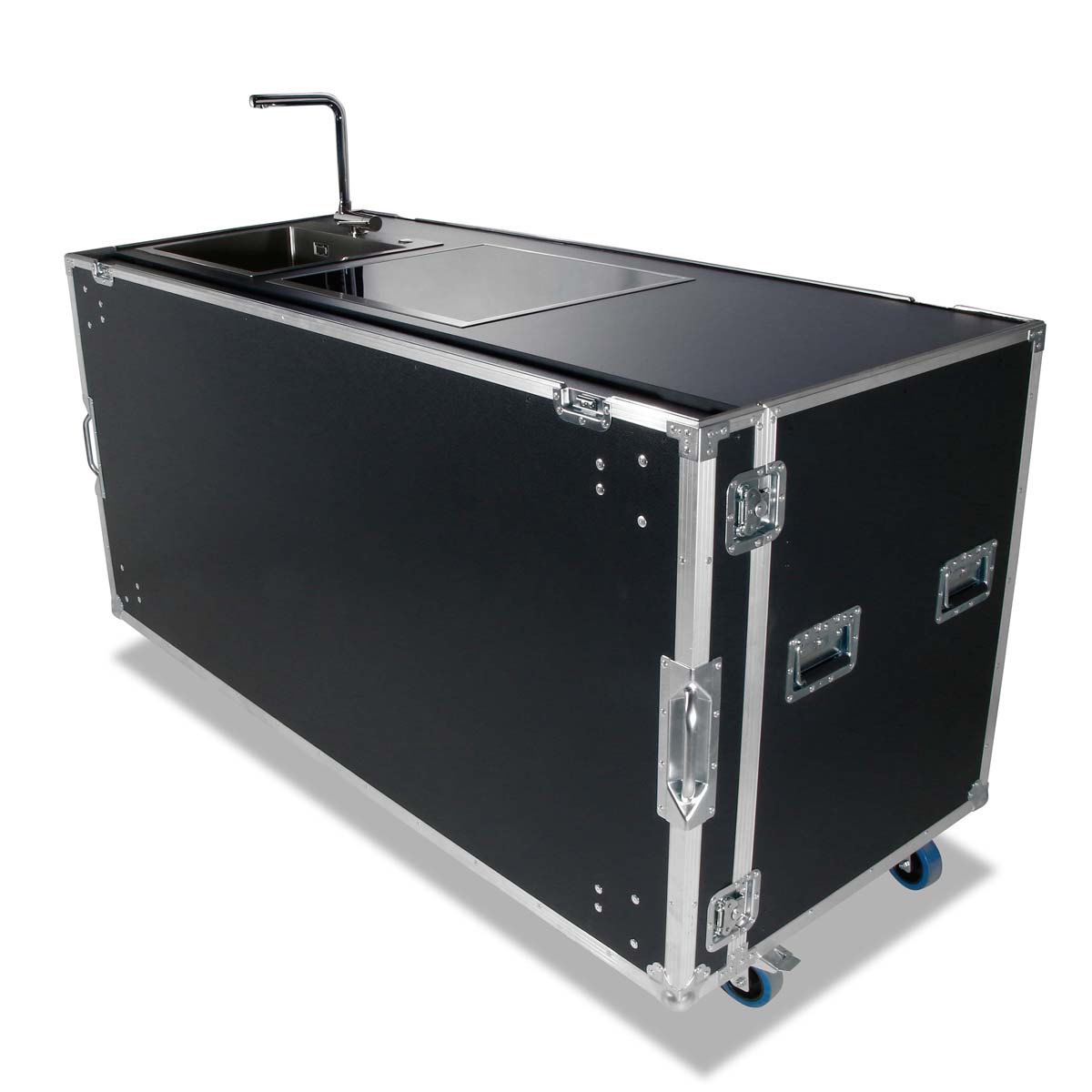 Catering Kitchen Case mit Kochfeld + Spülbecken – Bild 11