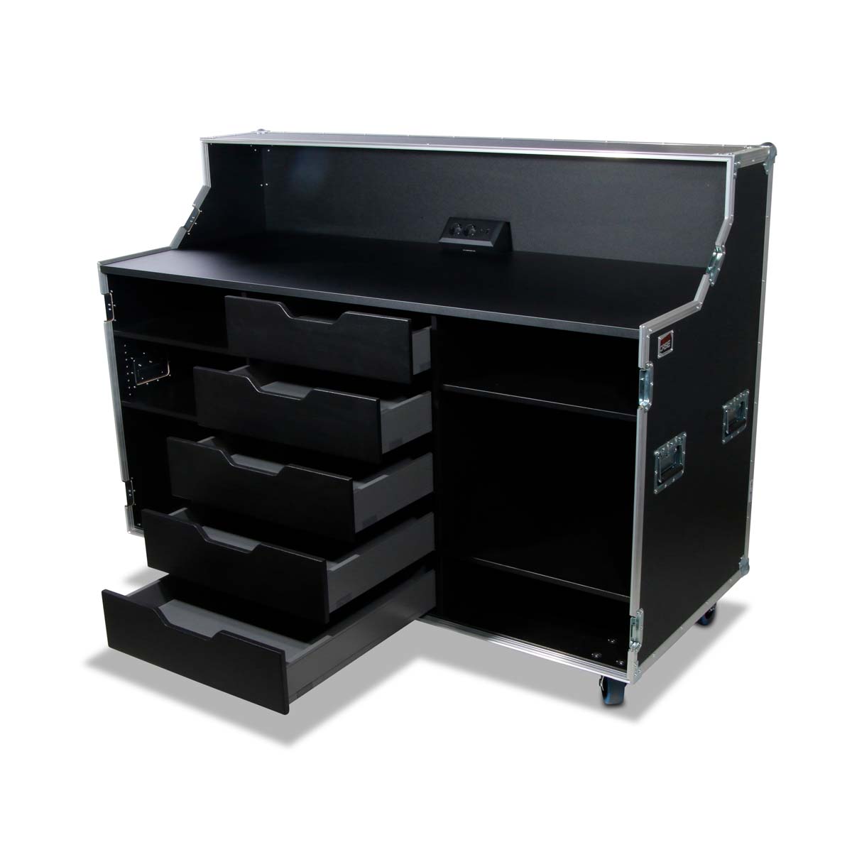 Office-Case 1600x800x1200 mit 5 Schubladen